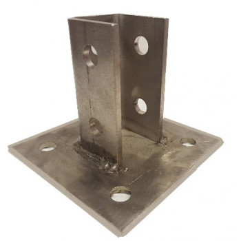 XL Single Channel Base Plate-A4 Stainless