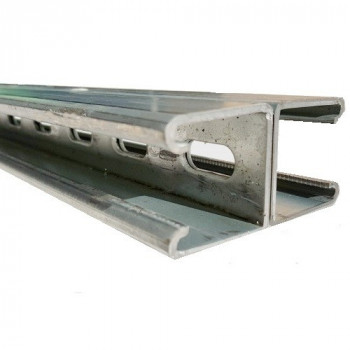 41mm Slotted Channel Back To Back - A4 Stainless x 6 Metre