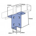 2 Wing Tower Bracket - A4 Stainless