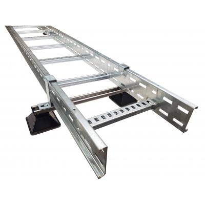 Ladder Floor Mount Assembly (HDG)