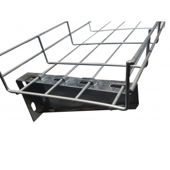 Hooked Wall Bracket for 200mm Width Wire Cable Basket