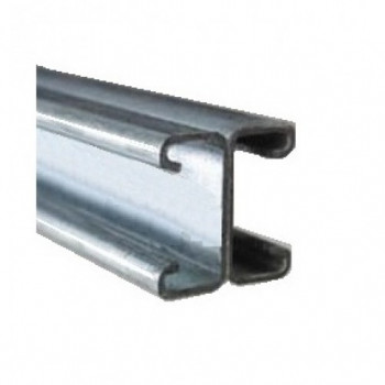 21mm Plain Back to Back Channel - Hot Dipped Galvanised - 3 Metre