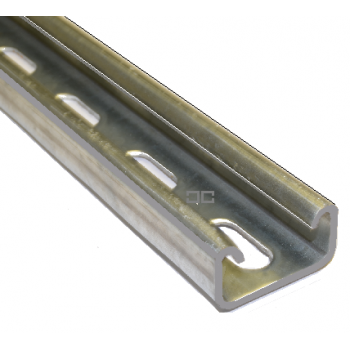 21mm Light Slotted Channel - 2 Metre