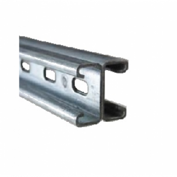 21mm Slotted Back to Back Channel - Hot Dipped Galvanised - 3 Metre