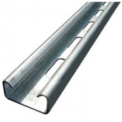 21mm Light Slotted Channel 1 Metre Length x 4 Quantity