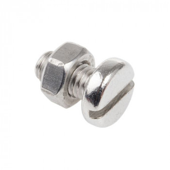 M6x20mm Roofing Bolt & Nut x 100 (A2 Stainless Steel)