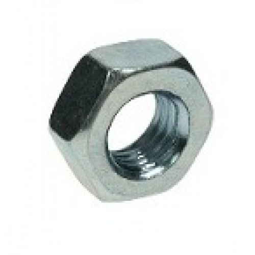 1O PACK HEX FULL NUTS BZP M10