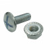 M6 x 30mm Cable Tray Bolt & Flange Nut x 100 