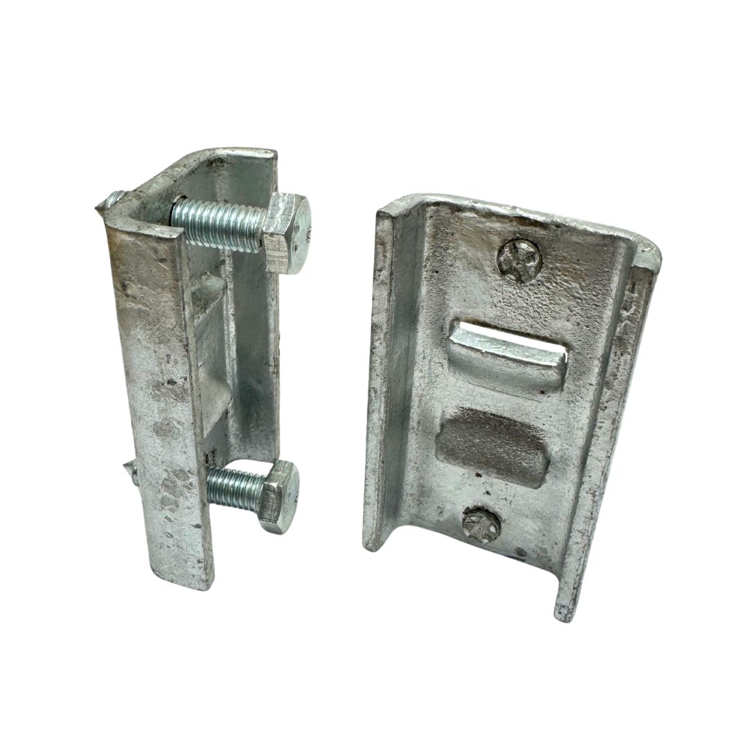 Hot dipped galvanised strut clamp pair