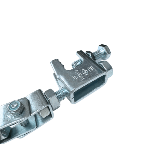 Set - Flange Clamp, Hex Nut, Rod Connector, Swivel Attachment & Stud Bolt Zinc Plated - Image 2