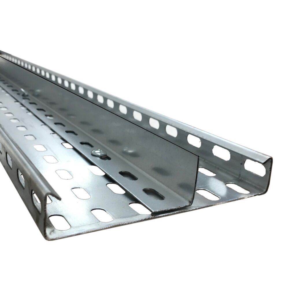 225mm Medium Duty Cable Tray 3 Metre Pre Galvanised Steel