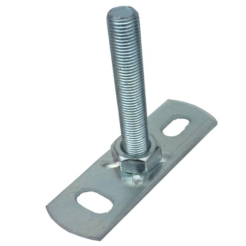 M8 male stud back plate for threaded rod suspension