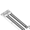 Walraven - Britclips® Mini Rapid Sliding Wall Bracket x 50 - Image 3