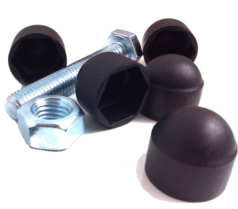 Plastic Hex Head Caps for Bolts & Nuts