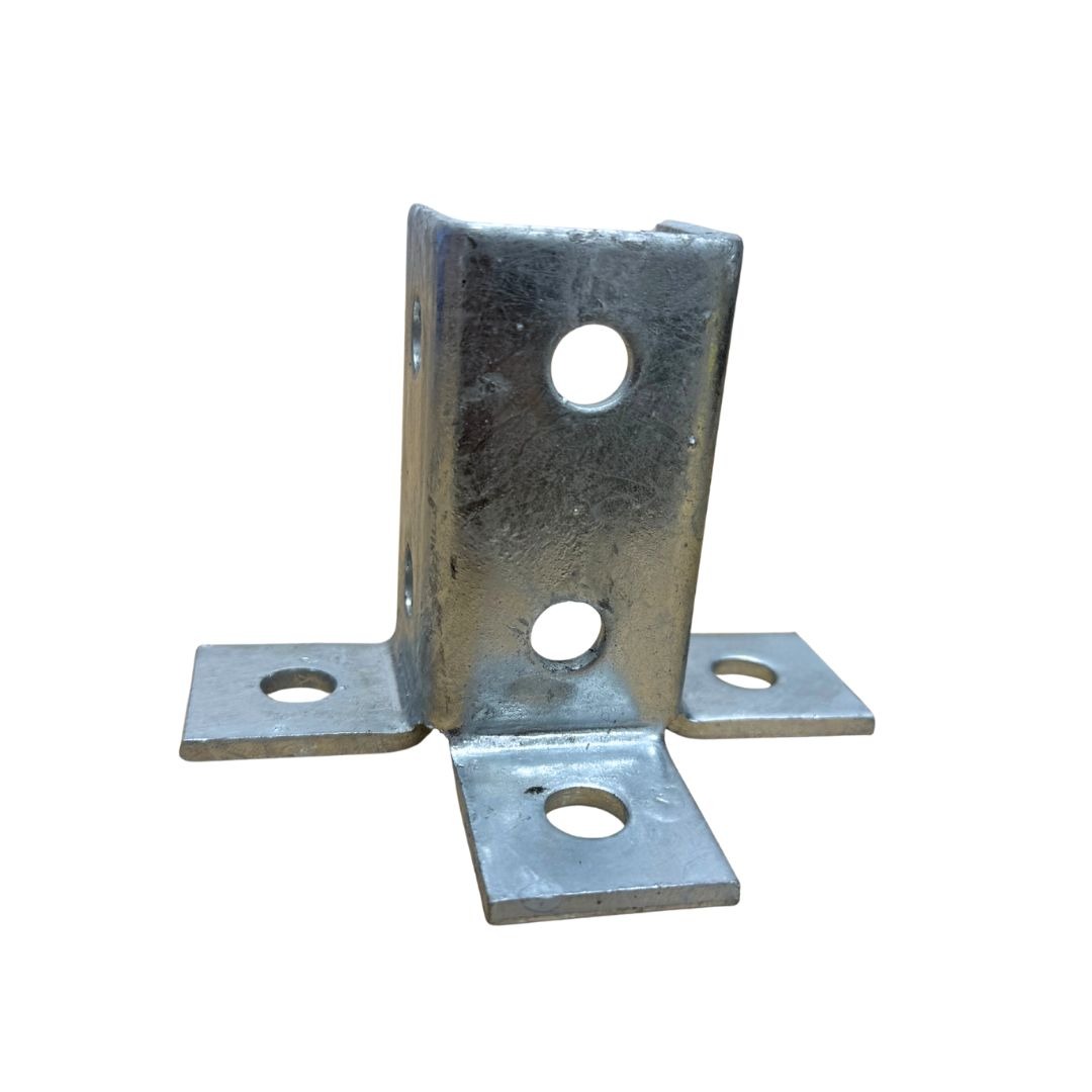 3 leg wing tower bracket in galvanised finish