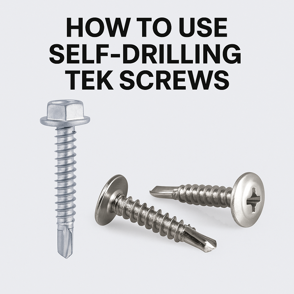 Self Drilling TEK Screws for Metal Fixing