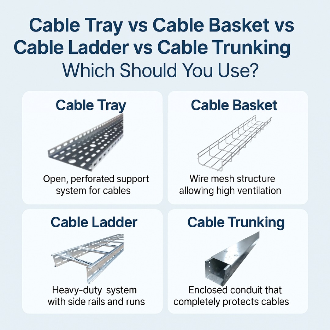 cable tray vs cable ladder installation comparison