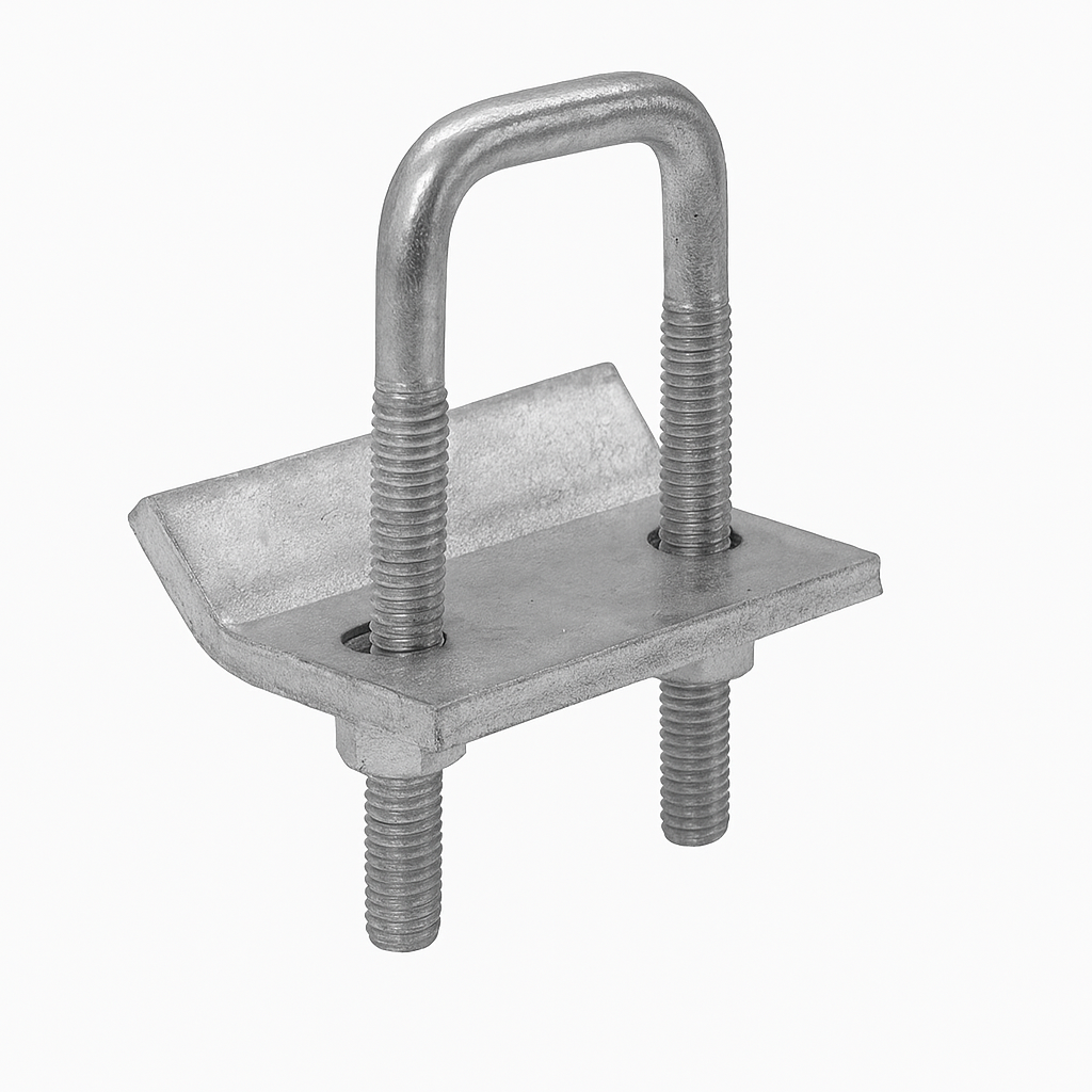 HDG U bolt bracket for channel to girder